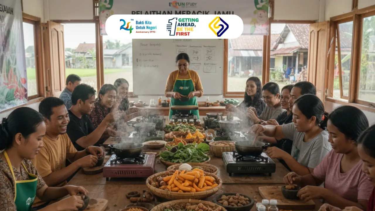 pelatihan meracik jamu tradisional